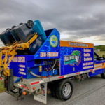 Trash Can and Dumpster Cleaning Truck